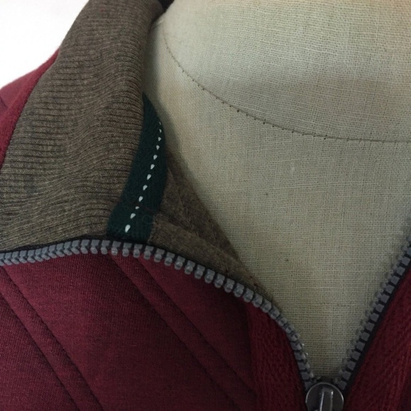 G.H. BASS & CO MEN’S QUARTER-ZIP FLEECE PULLOVER - Picture 3 of 4